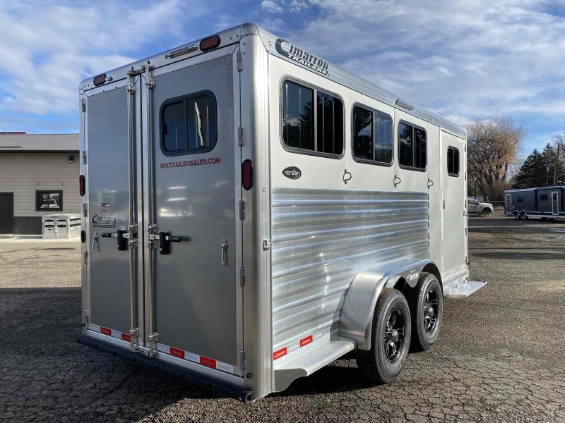 2023 Cimarron 3 Horse Bumper Pull Trailer GFK Trailer Sales Cimarron