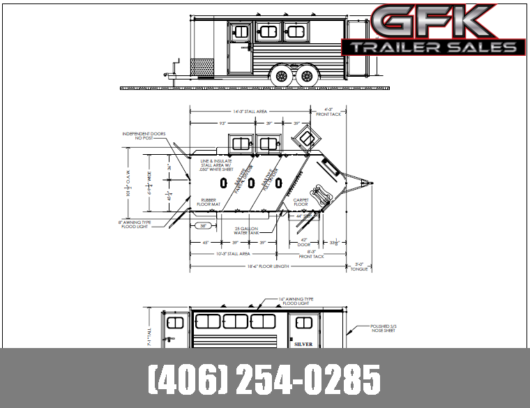 2022 Cimarron 3 Horse Bumper Pull Trailer 2022 Cimarron 3 Horse Bumper Pull Trailer