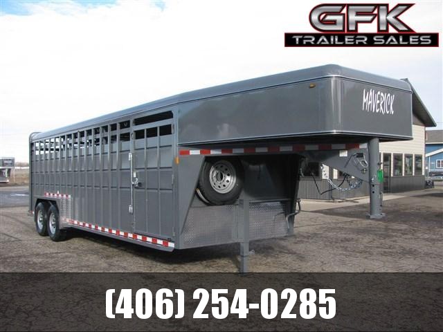 2020 Maverick 24' Heavy Duty Stock Combo Trailer 2020 Maverick 24' Heavy Duty Stock Combo Trailer