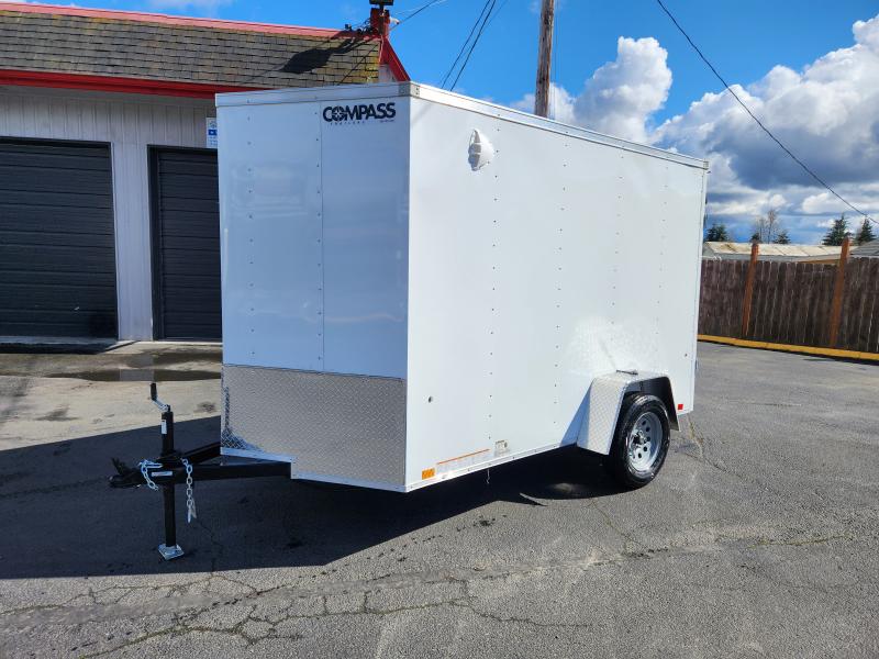 COMPASS 6x10 V-NOSE Delux cargo trailer