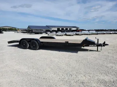 2026 Rice Trailers 7k Magnum Car Hauler 82X20' Flatbed Car Hauler Trailer w/ Toolbox