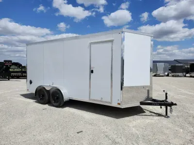 2027 Cross Trailers 7 x 16 TA Enclosed Cargo / 84' Height / LIGHTLID / .080