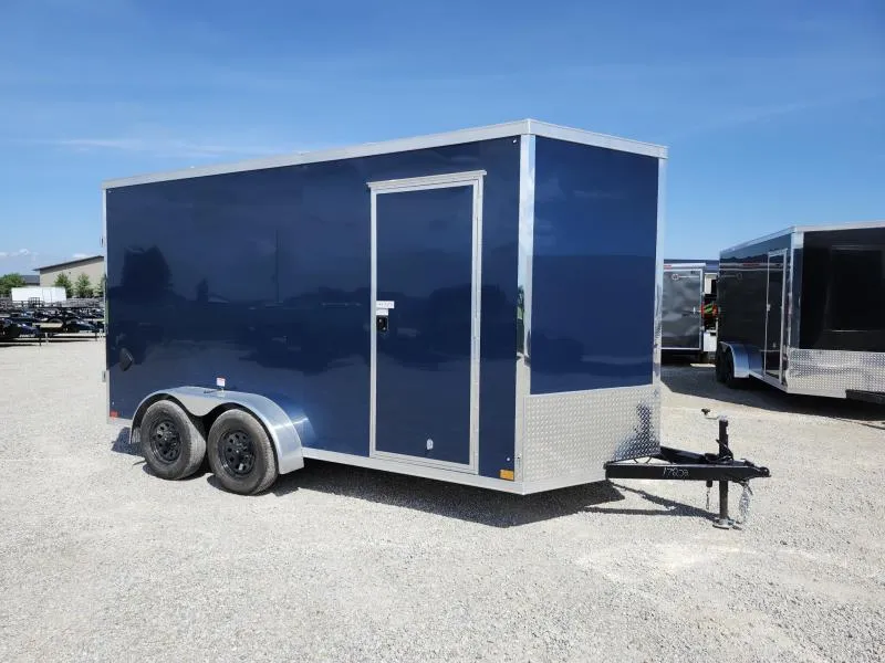 2026 Cross Trailers 7 x 14 TA Enclosed Cargo / 84' Height / Translucent / .080