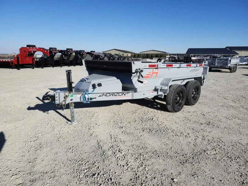 2026 Horizon Trailers HZ5 60X10' Dump Trailer / 7600 GVWR / 18' Sides