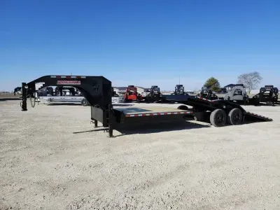 2026 Midsota TBWB 28' Tilt Equipment Trailer / Gooseneck / 23k GVWR