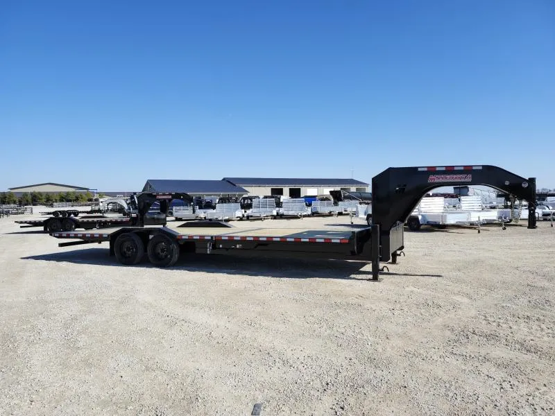 2026 Midsota TBWB 28' Tilt Equipment Trailer / Gooseneck / 23k GVWR