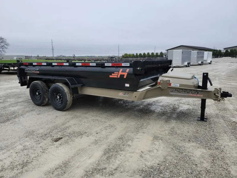 2026 Horizon Trailers LZ7 83x14 DUMP TRAILER / 9GA FLOOR / 24' SIDES