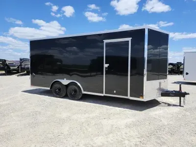 2026 Cross Trailers 8.5 x 18 TA Enclosed Cargo / 84' Height / 9.9K / Translucent