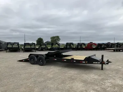 2026 Rice Trailers 14k Partial Tilt 82x22' Tilt Trailer w/ Toolbox