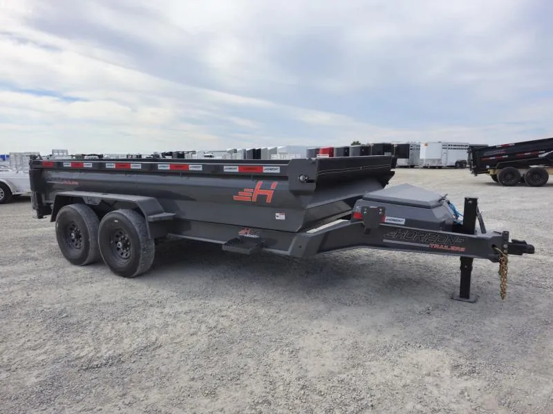 2026 Horizon Trailers HZ7 83x14 15K GVWR DUMP TRAILER / 24' SIDES / 7GA