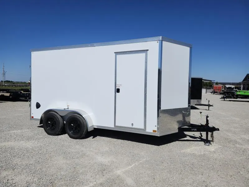 2026 Cross Trailers 7 x 14 TA Enclosed Cargo / 84' Height / Translucent / .080