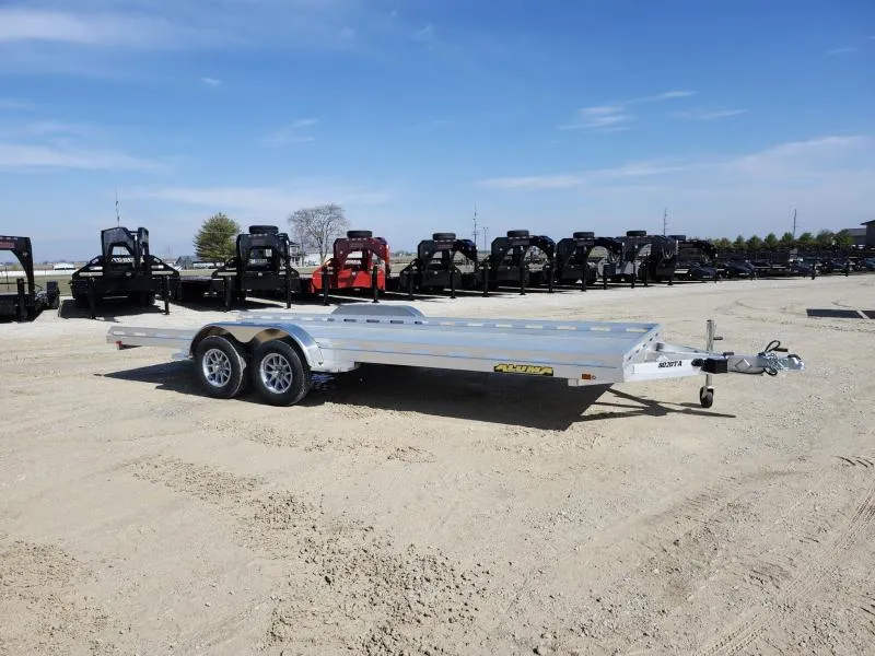 2027 Aluma 8020TA-EL-R-RTD 20' Aluminum Utility / Tandem Axle / Slide-In Ramp