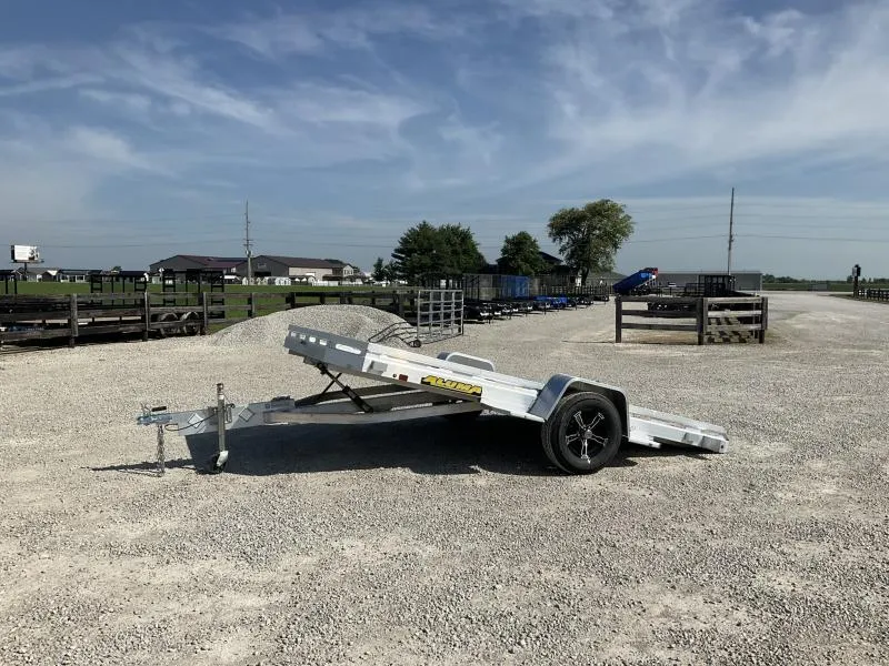 2026 Aluma 7712H-TILT 12' HD Single Axle Aluminum Tilt Trailer