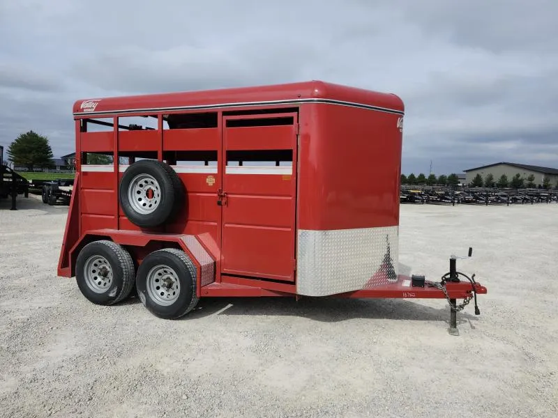 2025 Valley Trailers 6x12 Bumper Pull Livestock Trailer