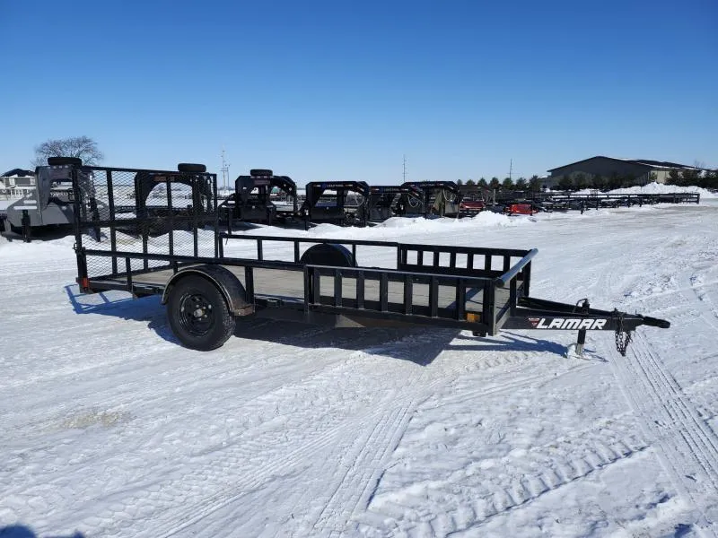 2019 Lamar Trailers 83X14 Single Axle Side Load Utility Trailer