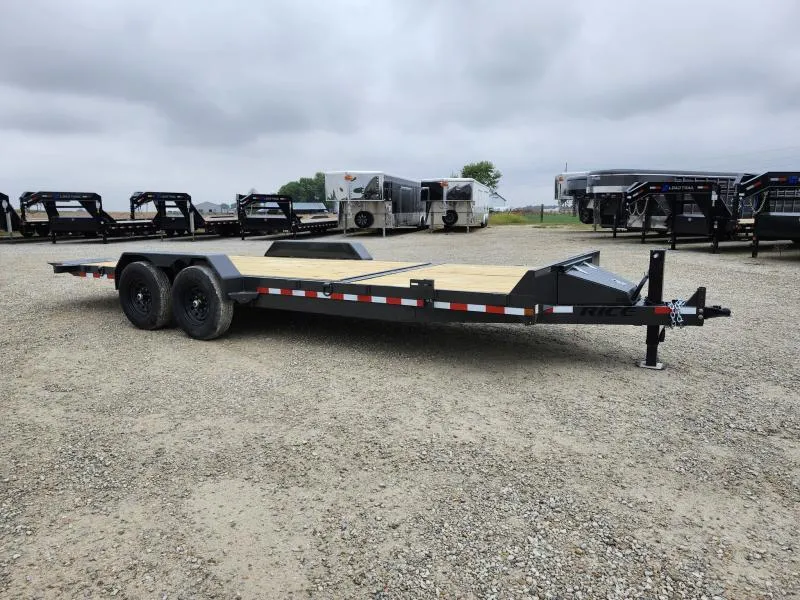 2026 Rice Trailers 14k Partial Tilt 82x22' Tilt Trailer w/ Toolbox