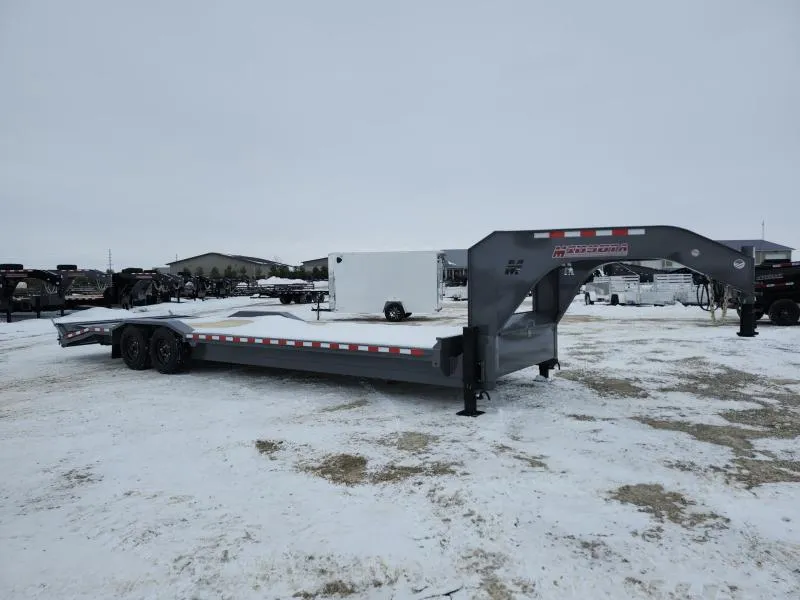 2026 Midsota 102x28 Gooseneck Trailer / 18,400 GVWR / Max Ramps