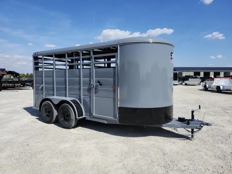 2027 BWS Trailers Bumper Stock 16FT Livestock Trailer / 7K GVWR