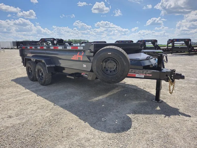 2026 Horizon Trailers HZ7 83x14 15K GVWR DUMP TRAILER / 24' SIDES / 7GA