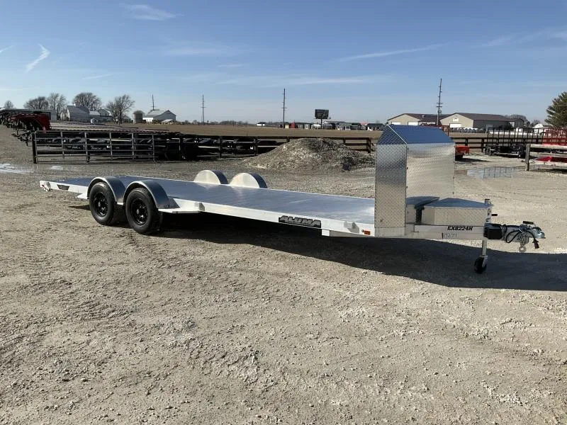 2026 Aluma 8224H 82X24' HD Aluminum Car Trailer