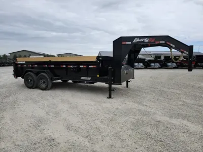 2027 Liberty Dump Trailers 83X16' Gooseneck Dump / 15.9k GVWR / 7 GA