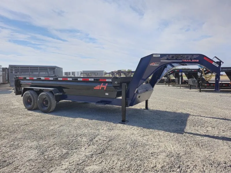2026 Horizon Trailers HZ7 83x16 17K GOOSENECK DUMP TRAILER / 24' SIDES / 7GA