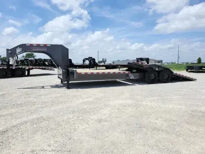 2026 Midsota TBWB 28' Tilt Equipment Trailer / Gooseneck / 23k GVWR