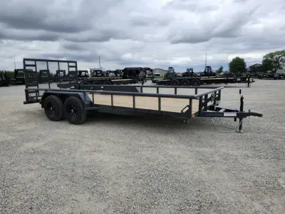 2027 Load Trail Tandem Axle Utility 83X18 HD Utility w/ HD Tailgate / 9.9K GVWR