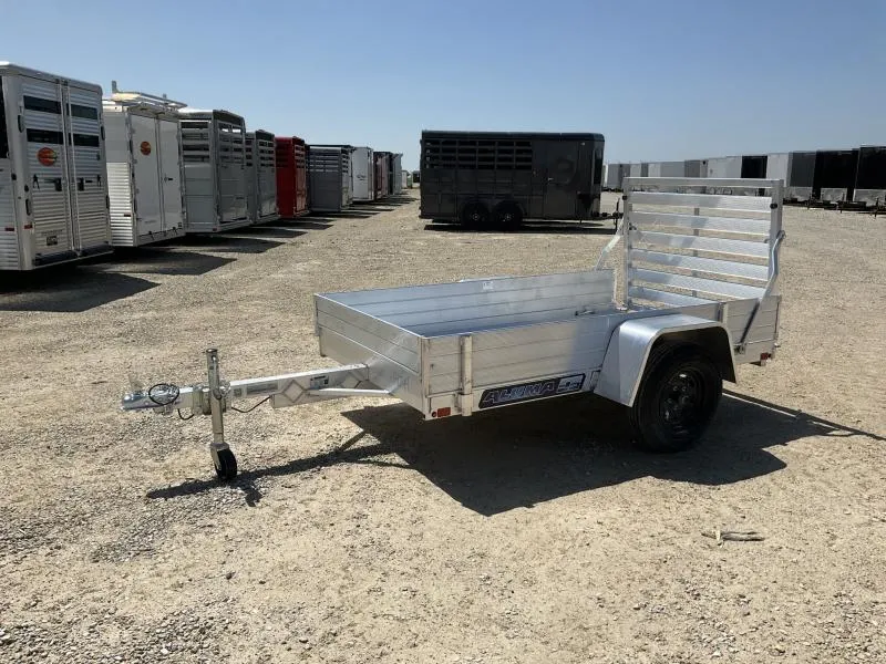 2026 Aluma 548 8' Single Axle Aluminum Utility Trailer
