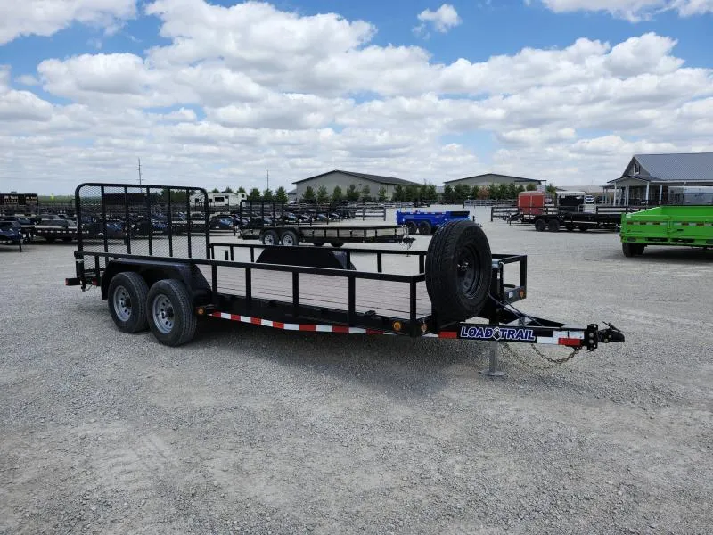 2022 Load Trail CS 83X18 Equipment Trailer / 10K GVWR / Side Rails