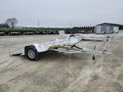 2027 Aluma 7712H-TILT 12' HD Single Axle Aluminum Tilt Trailer