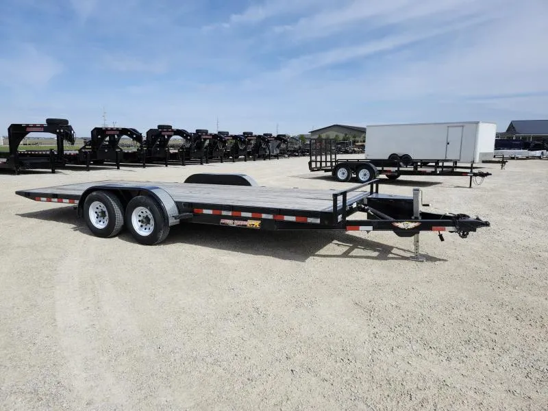 2015 H and H Trailer 82x20 Electric Tilt Speed Loader Carhauler / 10K