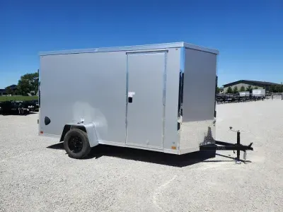 2026 Cross Trailers 6 x 12 SA Enclosed Cargo Trailer / 78' Height / Translucent