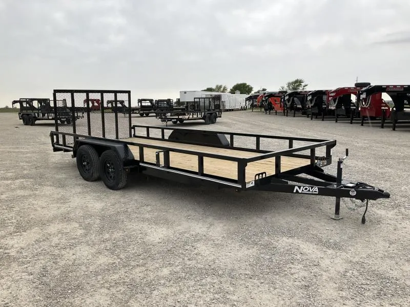 2025 Midsota 82X18' Utility Trailer / Spring Loaded Gate