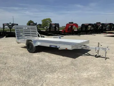 2027 Aluma 7814ESA 14' Aluminum HD Utility Trailer