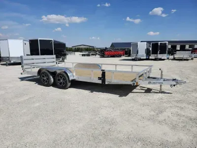 2027 Load Trail 83X18 Tandem Axle Aluminum Utility / Bi-Fold Gate