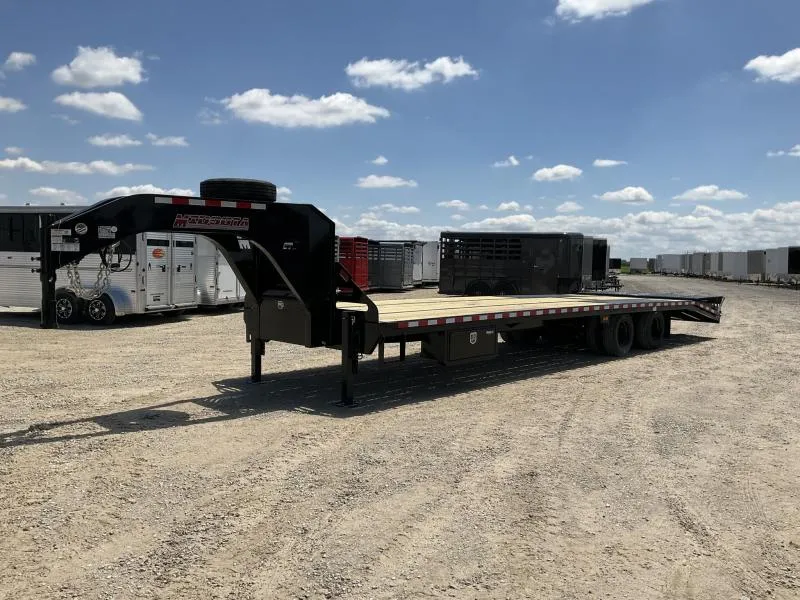 2025 Midsota FB 102X32' Gooseneck Trailer / Twin Jumbo Ramps
