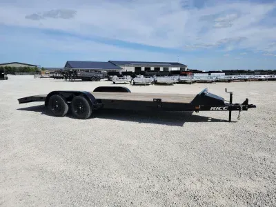 2026 Rice Trailers 7k Magnum Car Hauler 82X20' Flatbed Car Hauler Trailer w/ Toolbox