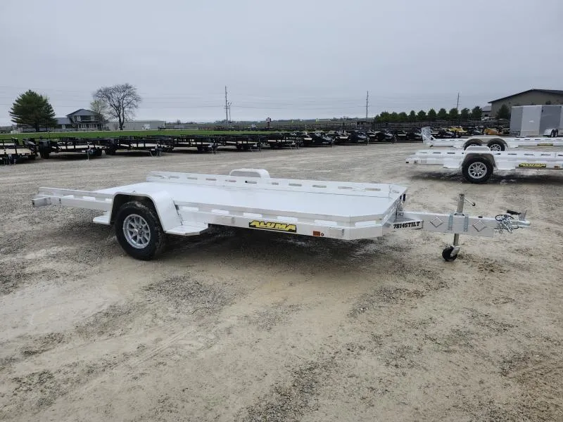 2027 Aluma 7814S Tilt 14' Aluminum Tilt Utility Trailer