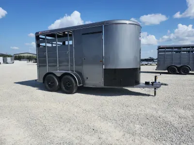 2027 BWS Trailers 14FT Bumper Horse-2 Horse / Slant Load / 7K GVWR