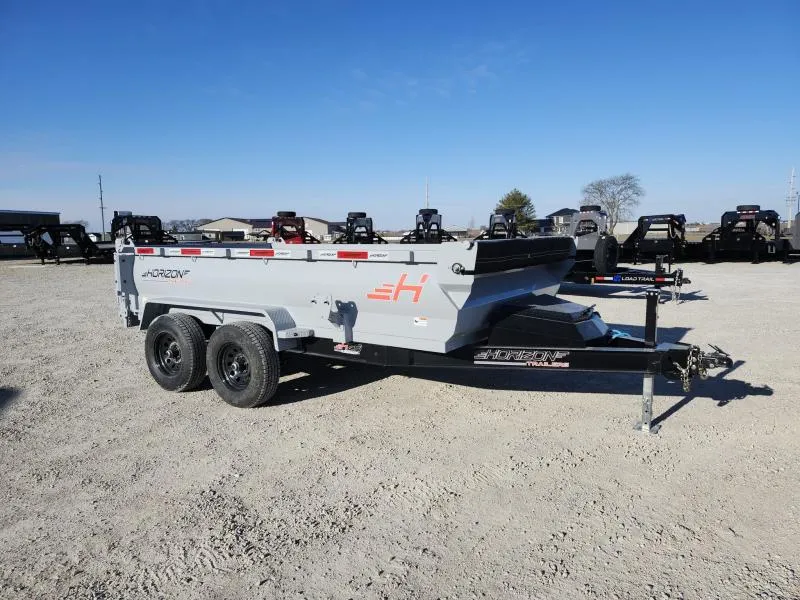 2026 Horizon Trailers 77X12' Dump Trailer / 11,300 GVWR / 24' Sides