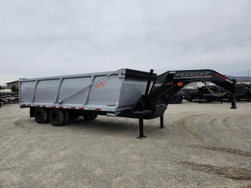 2026 Horizon Trailers 96X20' Deckover Gooseneck Dump / 48' Sides / 25.9k