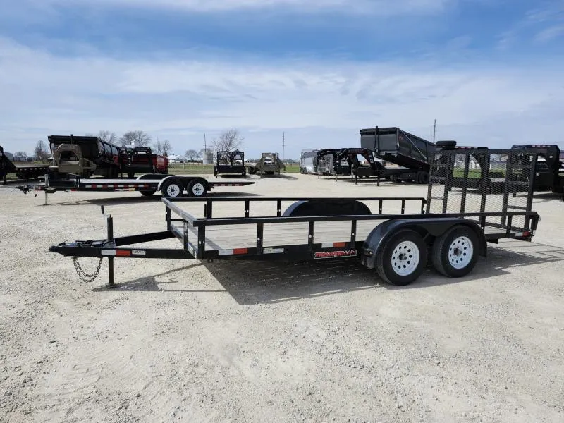 2023 TrailMaxx Trailers 16' Utility Trailer 82x16 W/Spring Loaded Gate