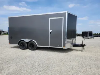2027 Cross Trailers 8.5 x 16 TA Enclosed Cargo / 84' Height / 9.9K / LIGHTLID