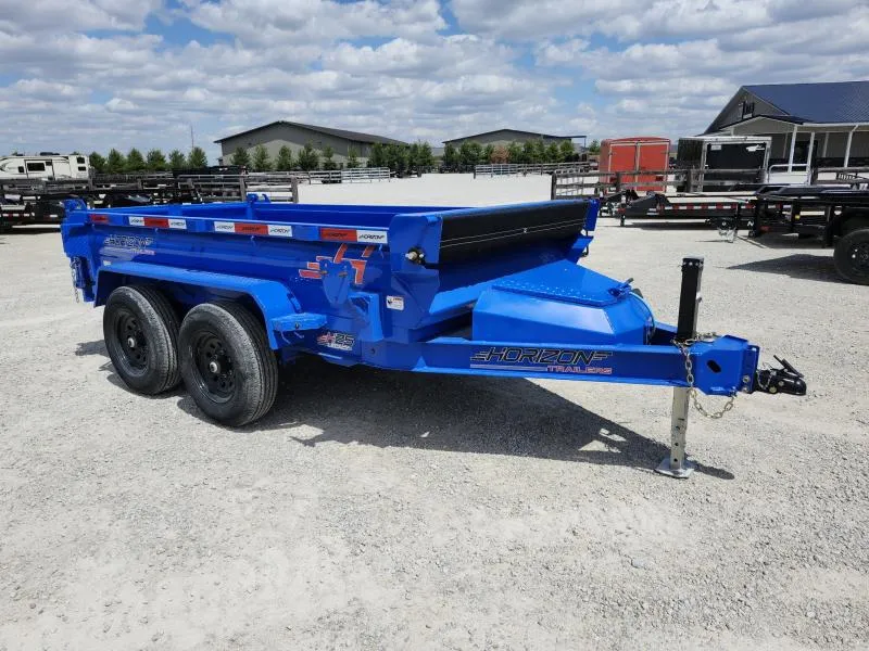 2026 Horizon Trailers HZ5 60X10' Dump Trailer / 7500 GVWR / 18' Sides