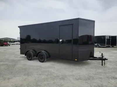 2027 Cross Trailers 7 x 16 TA Enclosed Cargo / 84' / LIGHTLID / .080 / LOADED