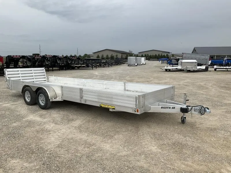 2027 Aluma 8122TASR 81X22' Utility Trailer / Side Load / Bi-Fold Gate