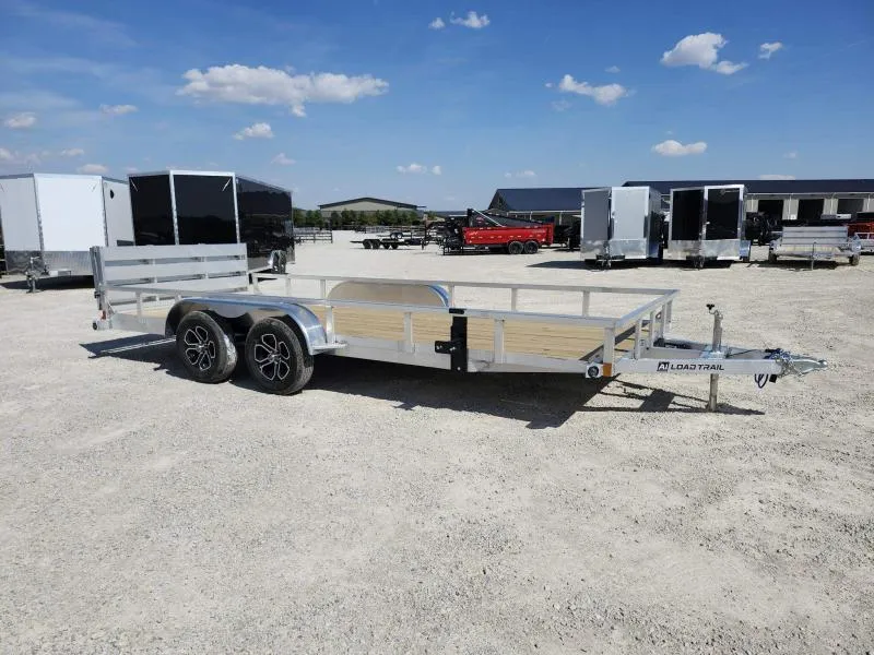 2026 Load Trail 83X18 Tandem Axle Aluminum Utility / Bi-Fold Gate