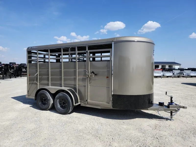 2027 BWS Trailers Bumper Stock 16FT Livestock Trailer / 7K GVWR