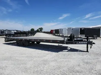 2022 Lamar Trailers 102X24' Deckover Trailer Flatbed Equipment